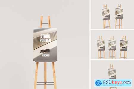 Stand Poster Mockup