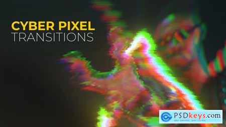 Cyber Pixel Transitions After Effects 56583520