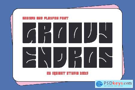 Groovy Endros - Funky & Retro Font