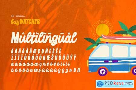 Bay Watcher - Summer Holiday Font