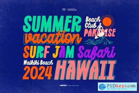 Bay Watcher - Summer Holiday Font