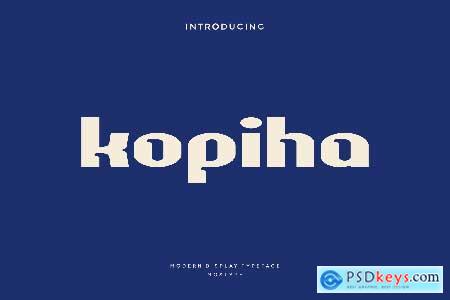 Kopiha - Modern Display Typeface