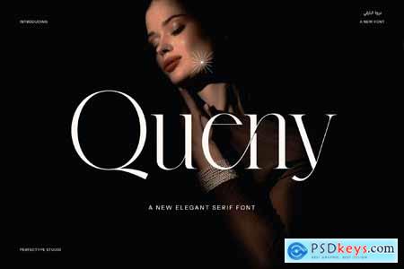 Queny Elegant Serif Font