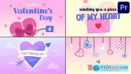 Valentines Typography for Premiere Pro 56549024