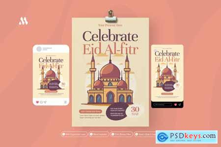 Celebrate Eid Al-Fitr - Flyer Set