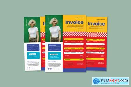 Invoice Retro Template