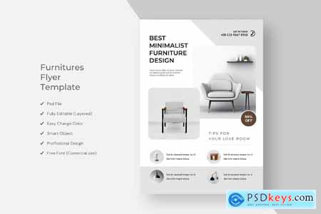 Furniture Flyer Template Design