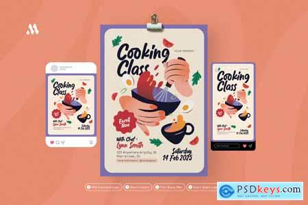 Cooking Class - Flyer Set