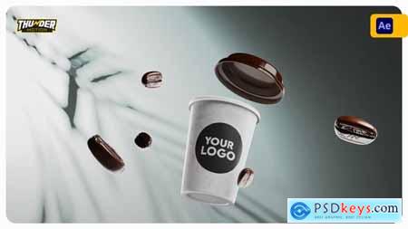 Paper Coffee Cup Promo Mockup 56625644