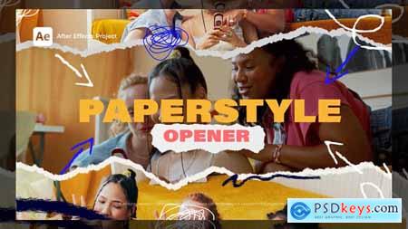 Paperstyle Opener for After Effects 56608392