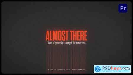 Almost There - Cinematic Motivational Opener 56602494