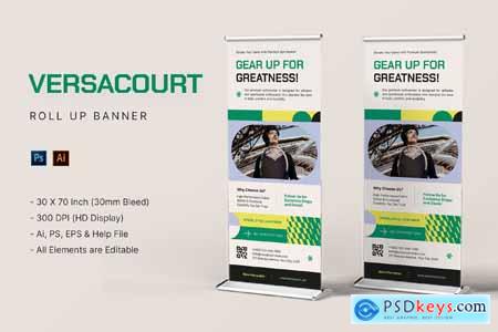 Versacourt - Roll Up Banner