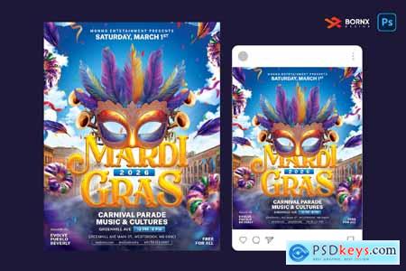 Mardi Gras Flyer Template