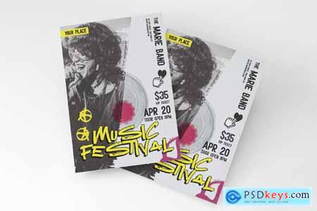 Music Festival Flyer T7VFYMQ