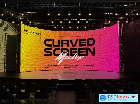 Curved Screen Mockup