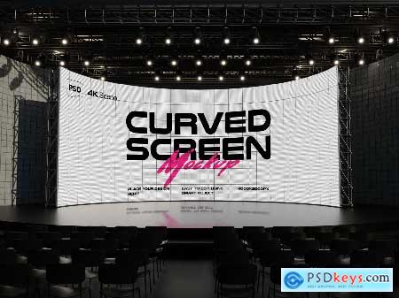 Curved Screen Mockup