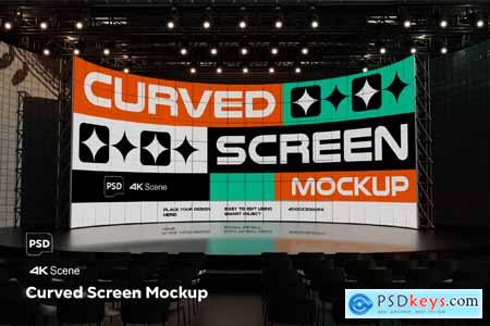 Curved Screen Mockup