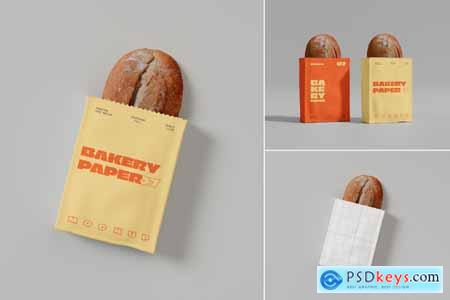 Bakery Paper Bag Mockup