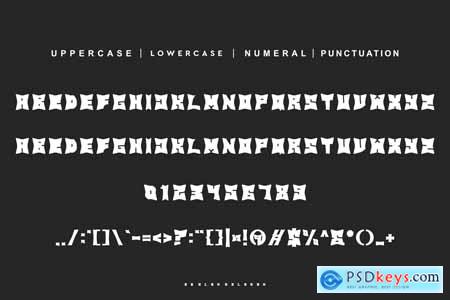 Smegaz - Gothic Brutalism Font