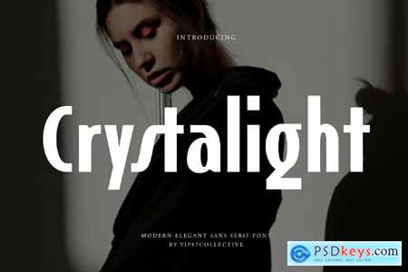 Crystalight - Feminine Retro Art Deco Bold Sans