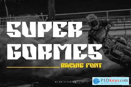 Super Gormes - Speed & Racing Font