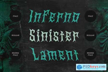 Gangsta  Black Metal Font