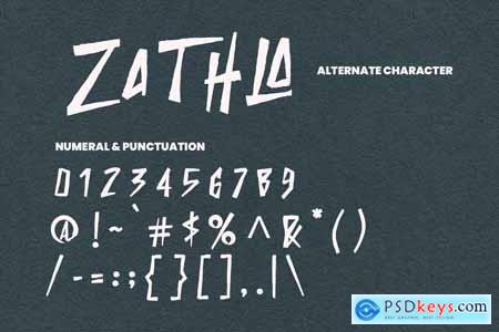 Zauthic Carlmano Font Display