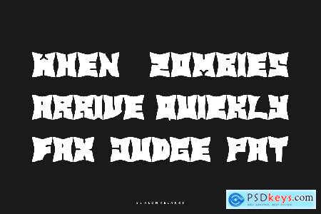 Smegaz - Gothic Brutalism Font