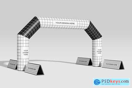 Event Arch Gate Mockup