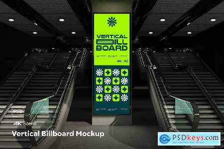 Vertical Billboard Mockup