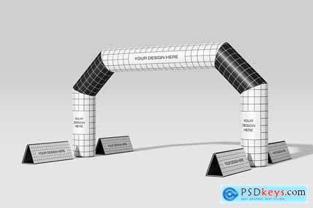 Event Arch Gate Mockup