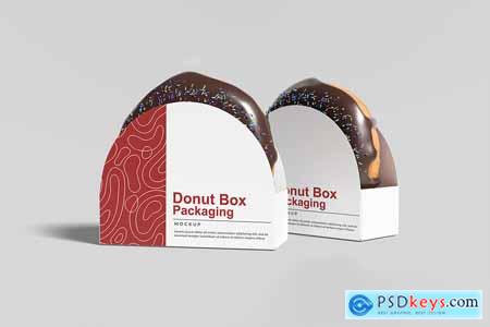 Donut Packaging Box Mockup