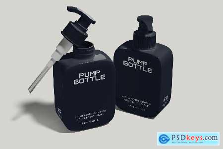 Pump Bottle Mockup