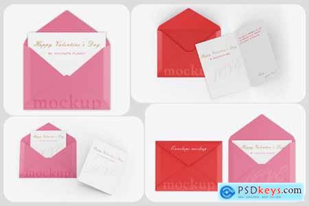 Envelope And Greeting Card Mockups