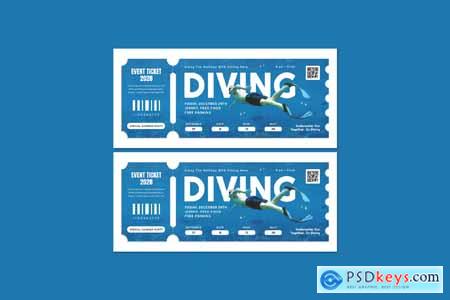 Blue Diving Ticket