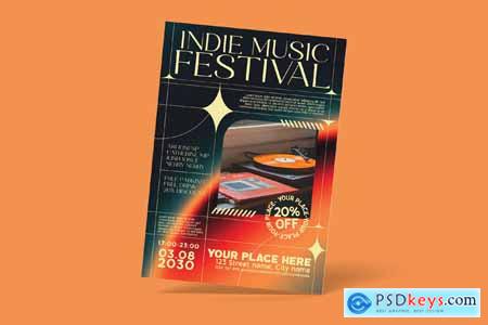 Indie Music Festival Flyer