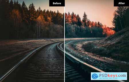 6 Desert Dusk Lightroom and Photoshop Presets