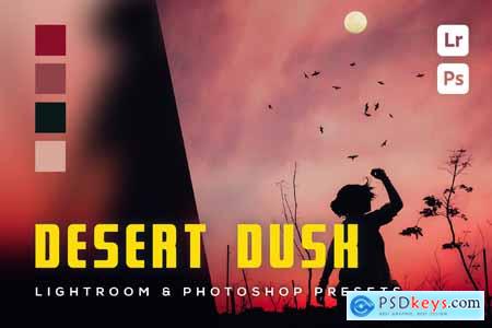 6 Desert Dusk Lightroom and Photoshop Presets