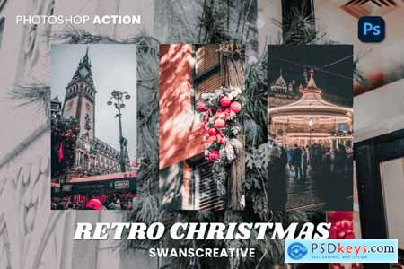 Retro Christmas Photoshop Action