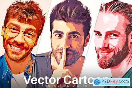 Vector Cartoon Photoshop Action