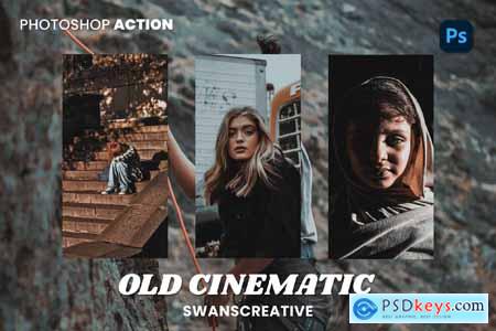 Old Cinematic Photoshop Action