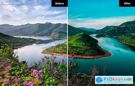 6 Lush Landscapes Lightroom and Photoshop Presets