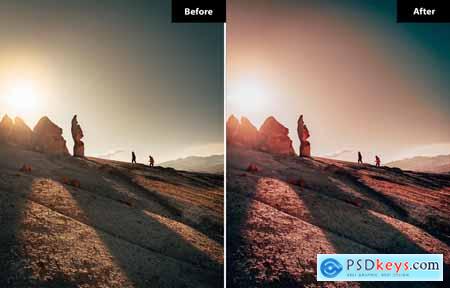 6 Desert Dusk Lightroom and Photoshop Presets