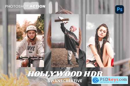 Hollywood HDR Photoshop Action