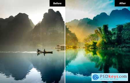 6 Lush Landscapes Lightroom and Photoshop Presets