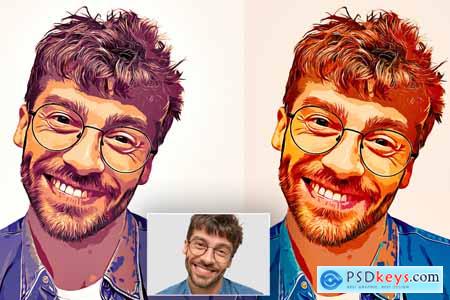 Vector Cartoon Photoshop Action