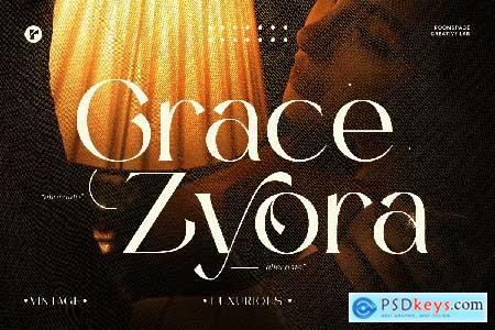 Grace Zyora - Luxury Modern Logo Branding Font