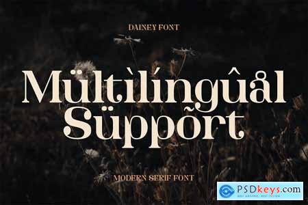 Dainey Modern Serif Font