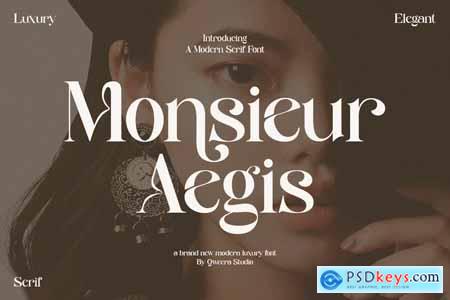 Monsieur Aegis - Modern Luxury Serif