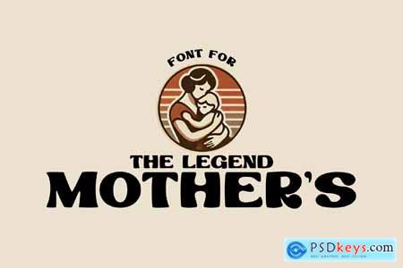 The Legend Mother's Font